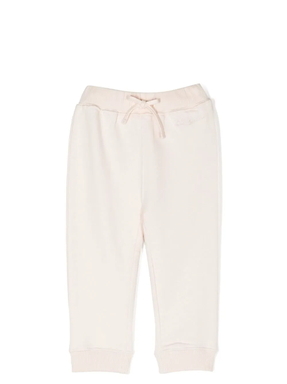 

Bonpoint pants con logo bordado - Rosado