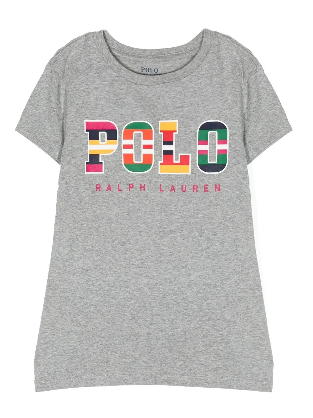 

Ralph Lauren Kids playera con logo estampado - Gris