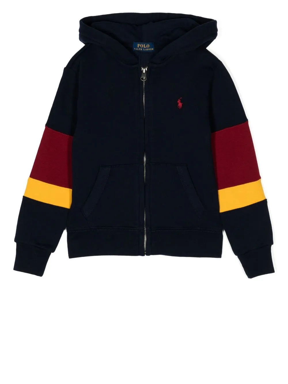 

Ralph Lauren Kids hoodie con logo bordado - Azul