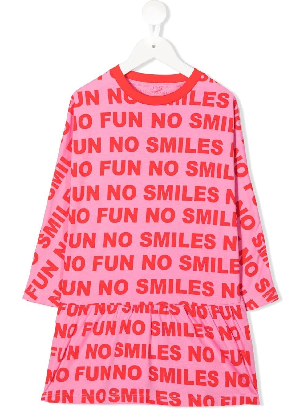 Stella Mccartney Kids' Graphic-print T-shirt Dress In 粉色