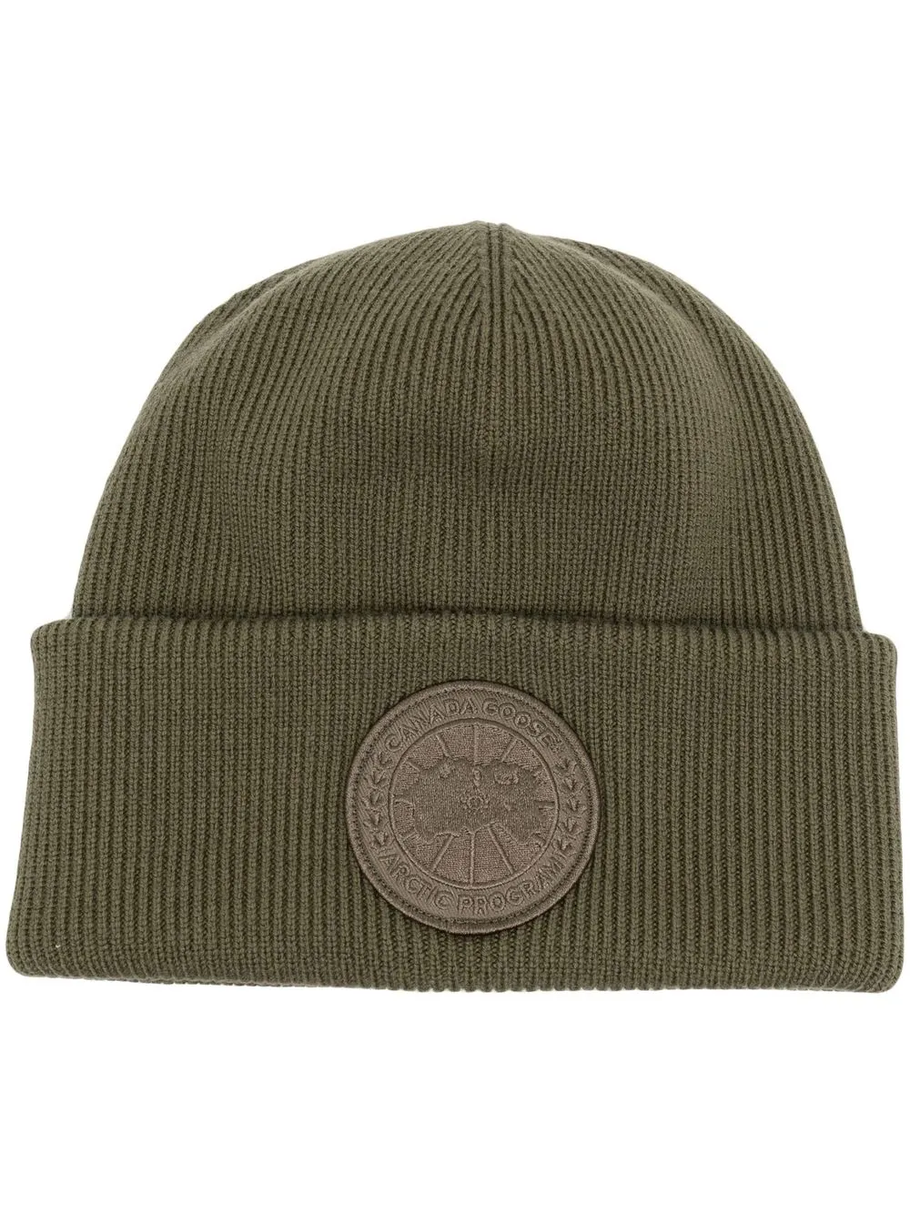 

Canada Goose gorro con parche del logo - Verde