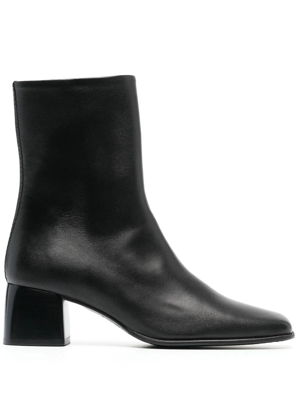 Filippa K Square-toe 52mm Block Heel Boots In Black