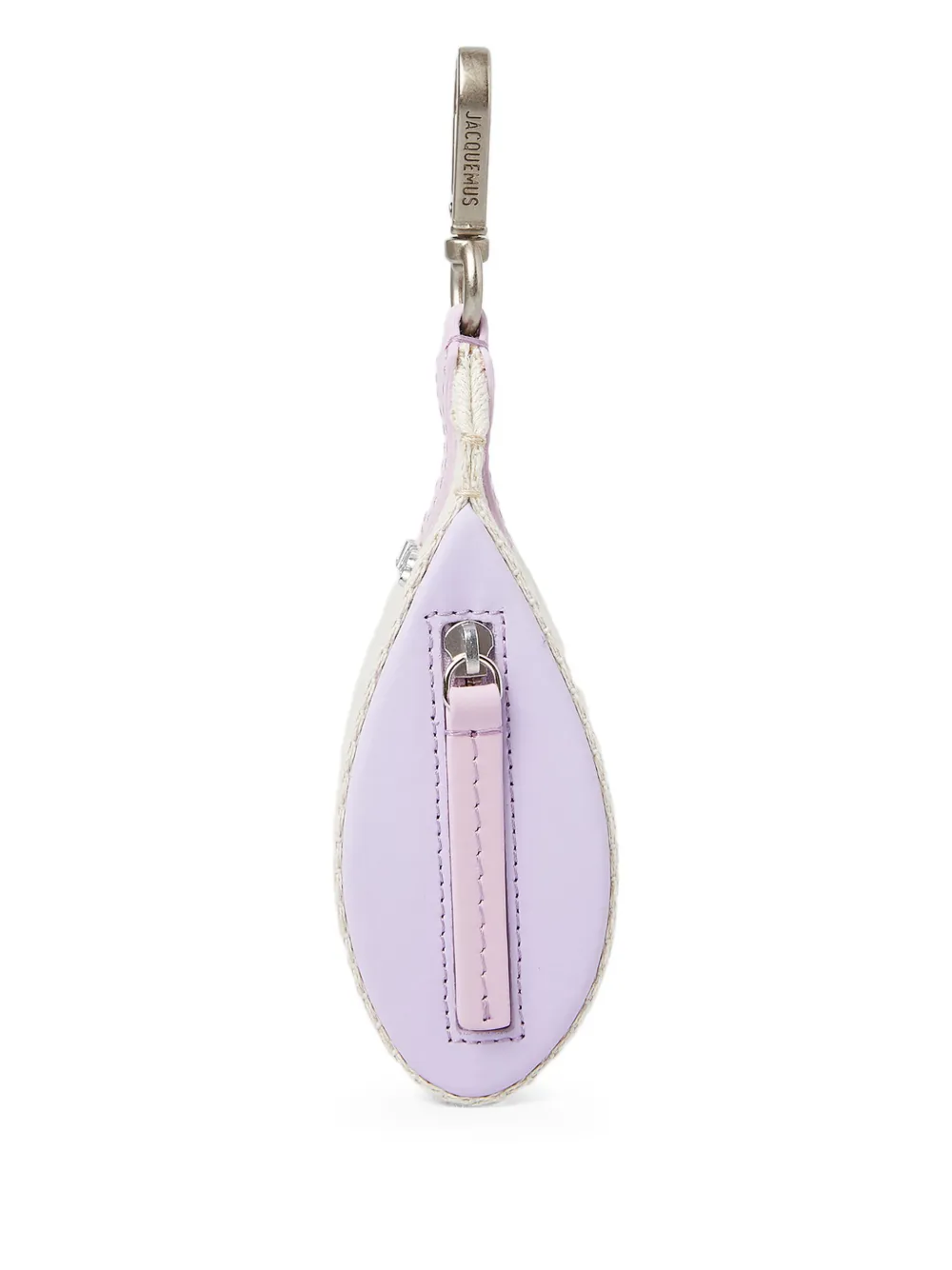 Jacquemus Le Peru leather-trimmed keyring Paars