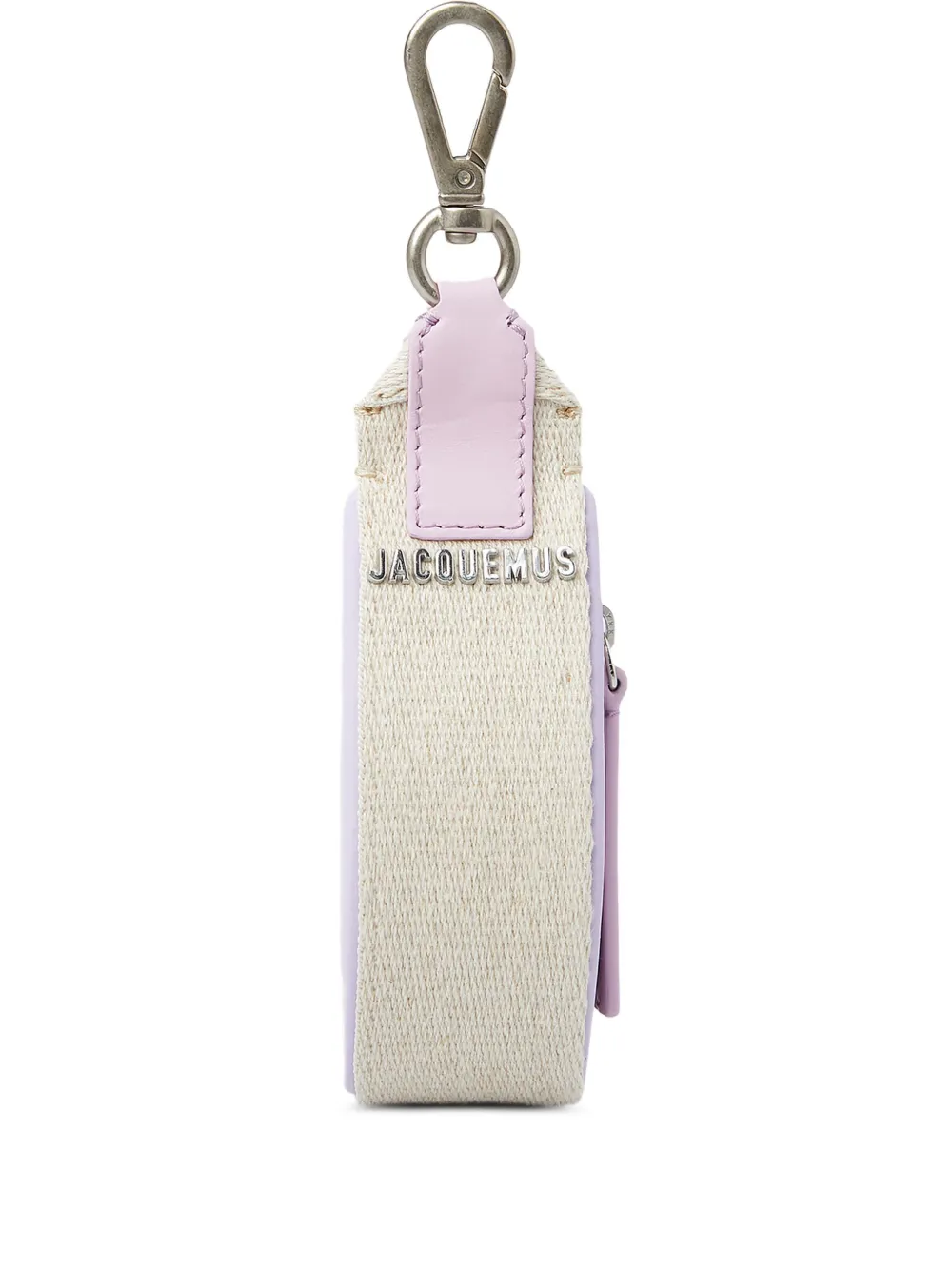 Jacquemus Le Peru leather-trimmed keyring | Purple | Image 1