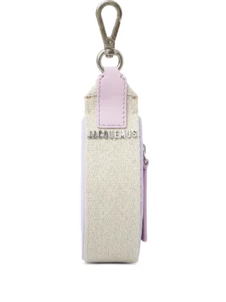 Jacquemus Le Peru leather-trimmed Keyring | Purple | FARFETCH CA