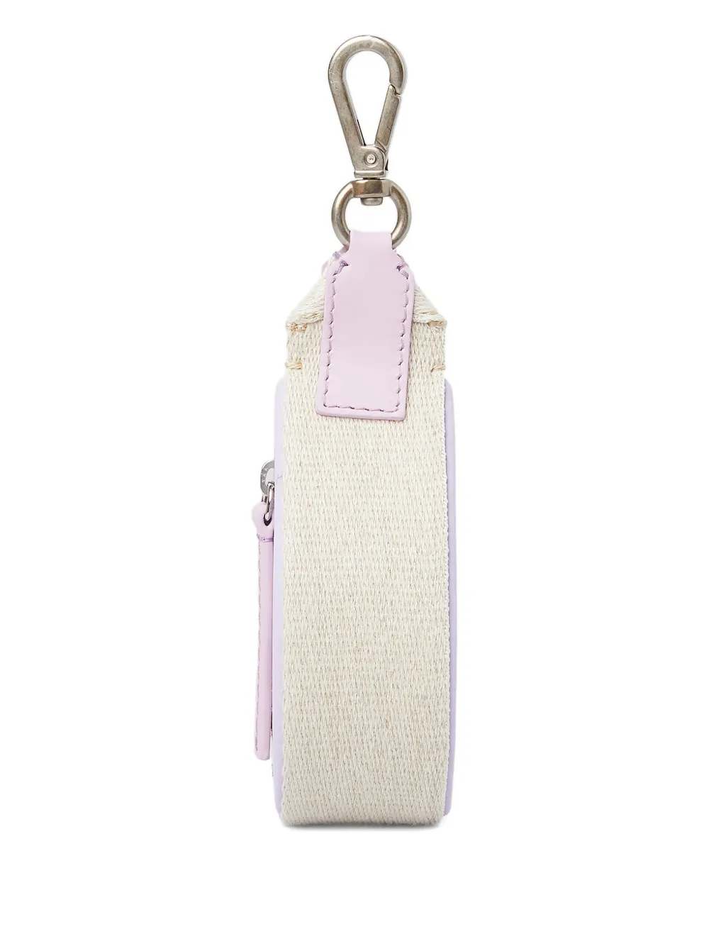 Jacquemus Le Peru leather-trimmed keyring Paars