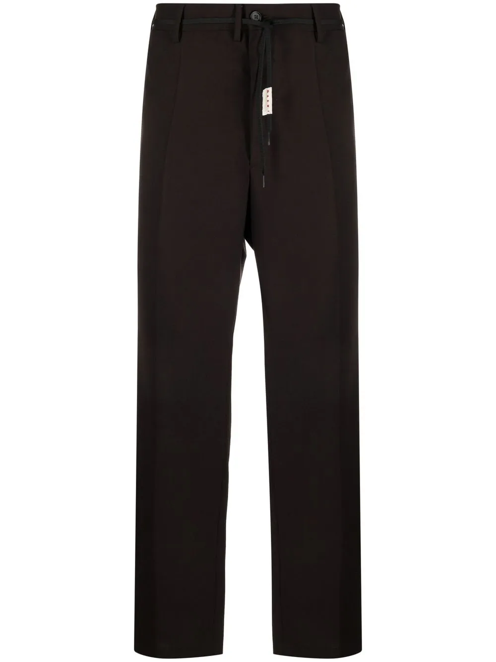 

Marni drawstring tailored trousers - Brown