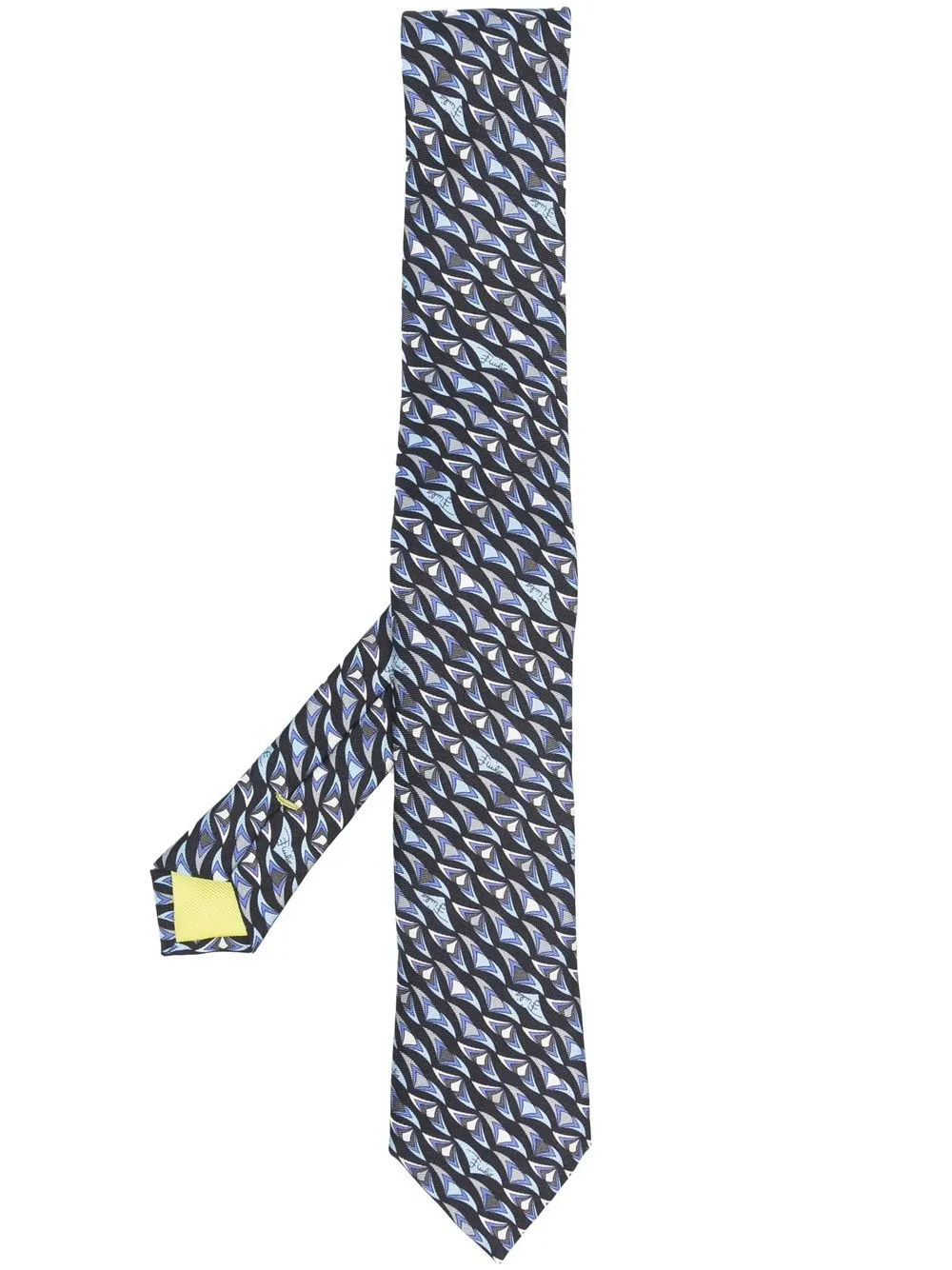 

PUCCI abstract-pattern tie - Blue