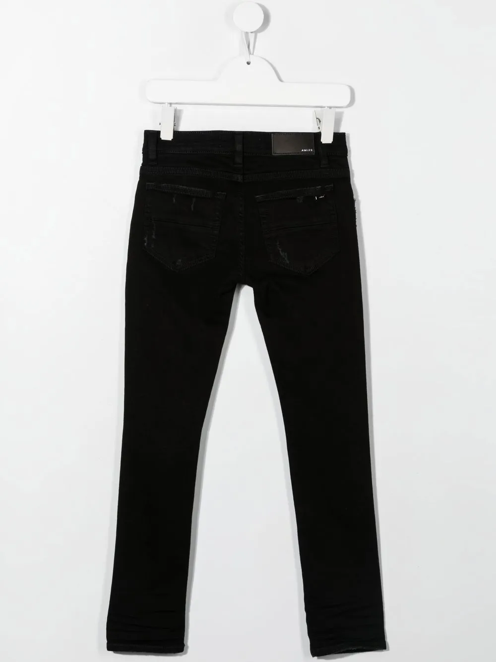 Amiri Distressedfinish Skinny Jeans In 黑色 ModeSens