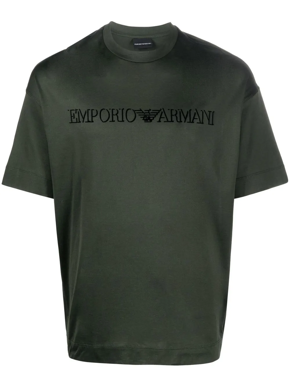 

Emporio Armani playera con logo - Verde