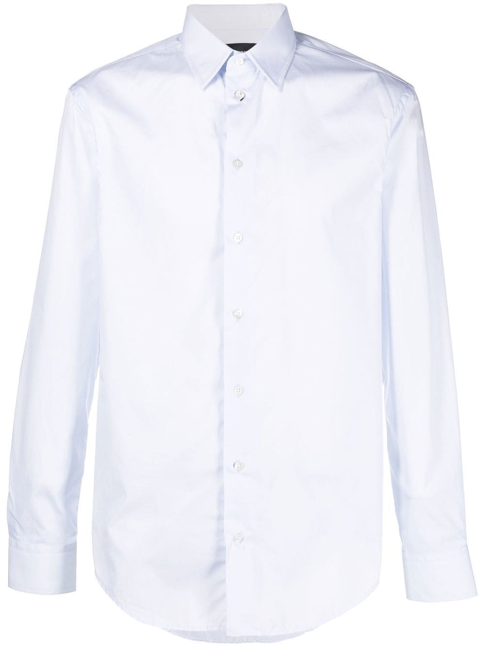 Emporio Armani Plain long-sleeve Shirt - Farfetch