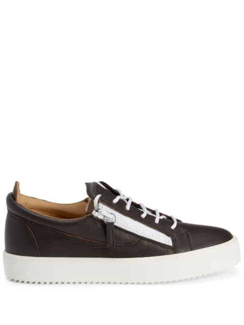 Giuseppe Zanotti Frankie zipped low-top sneakers