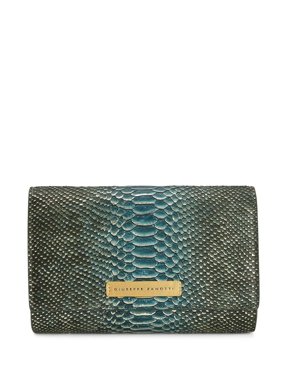 Giuseppe Zanotti Ulyana snake-effect Clutch Bag - Farfetch