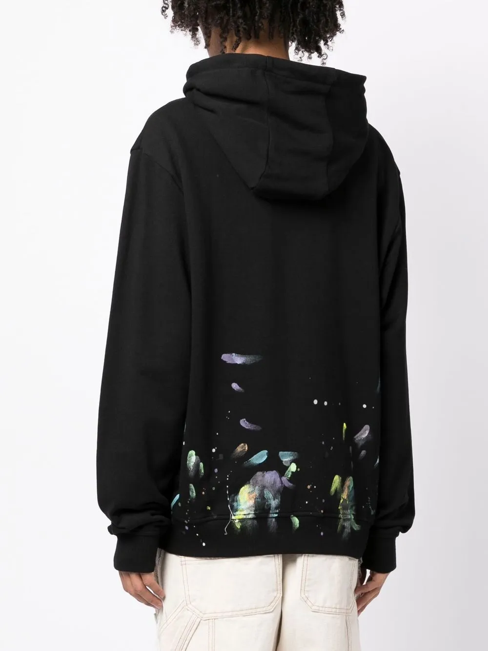 Mostly Heard Rarely Seen 8-bit Logo Drawstring Hoodie In Black