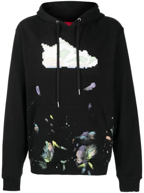 Mostly Heard Rarely Seen 8-Bit hoodie con logo y cordones