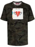 Mostly Heard Rarely Seen 8-Bit No More Heartbreaks camouflage-print T-Shirt - Green