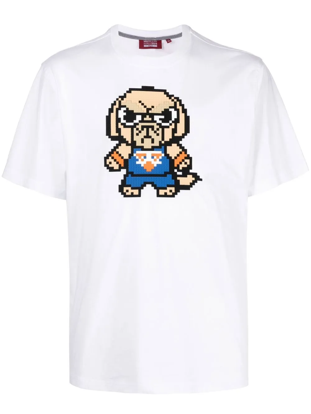 Shop Mostly Heard Rarely Seen 8-bit New York Cotton T-shirt In White