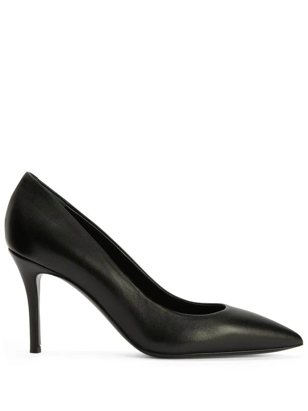 

Giuseppe Zanotti Lucrezia point-toe leather pumps - Black