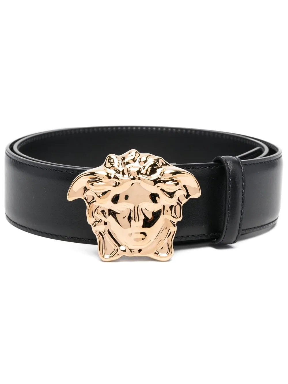 

Versace cinturón con hebilla Medusa - Negro