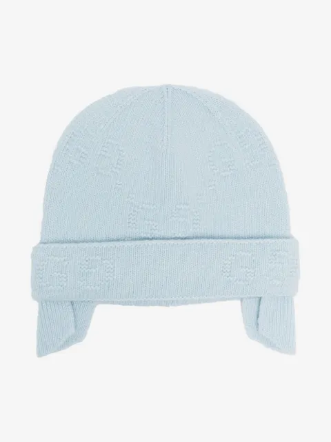 Gucci Kids gorro tejido con motivo GG en intarsia