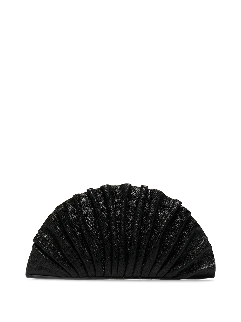 

Cult Gaia Nala pleated mini clutch bag - Black