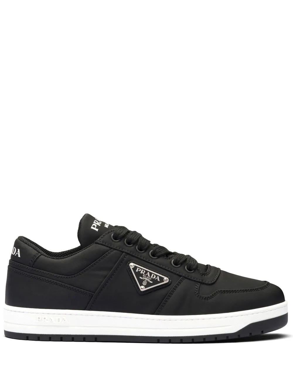 

Prada tenis bajos Re-Nylon - Negro