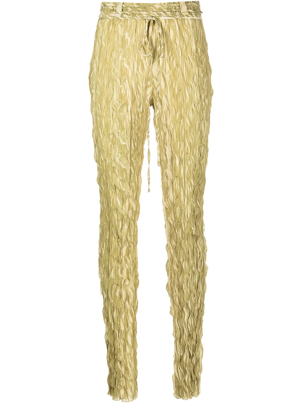 

LAPOINTE high-waisted pleated trousers - Green