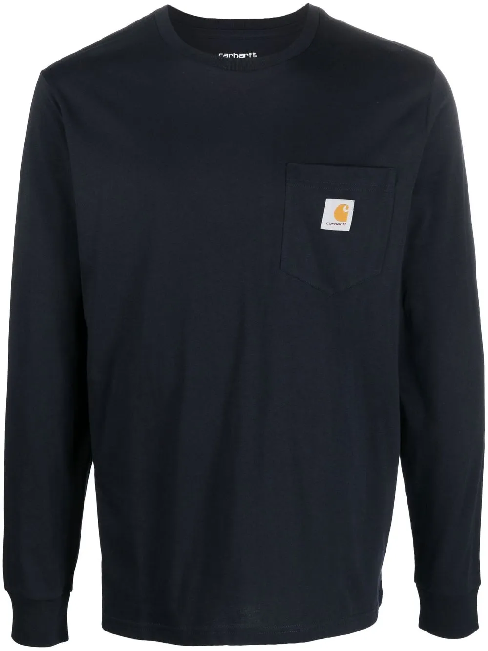 

Carhartt WIP playera manga larga con parche del logo - Azul