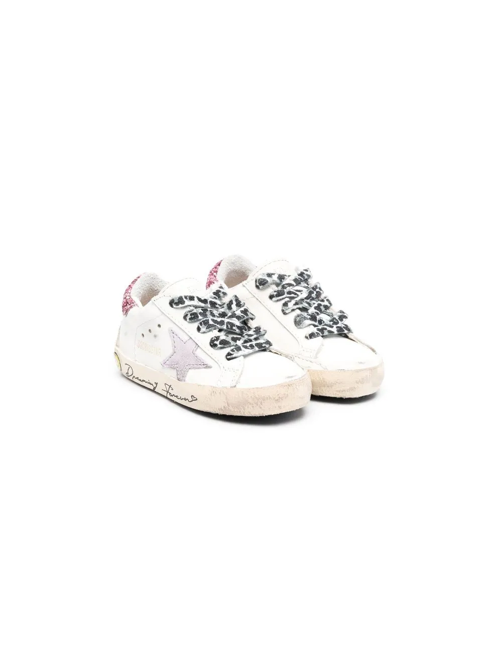 

Golden Goose Kids tenis bajos SuperStar - Blanco