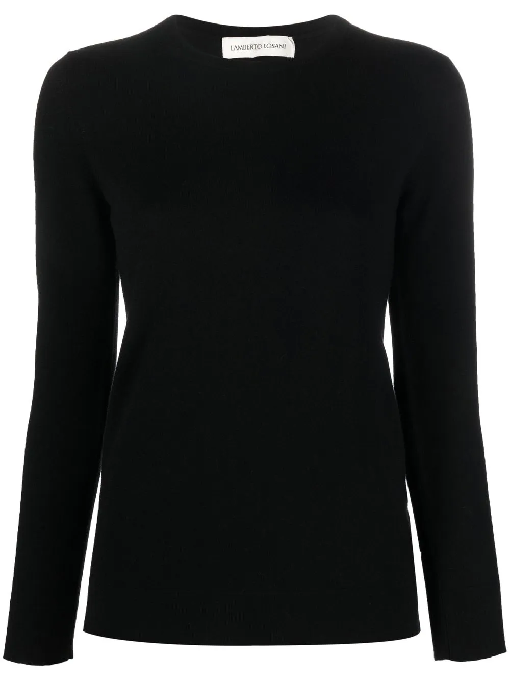 

Lamberto Losani round-neck knit jumper - Black