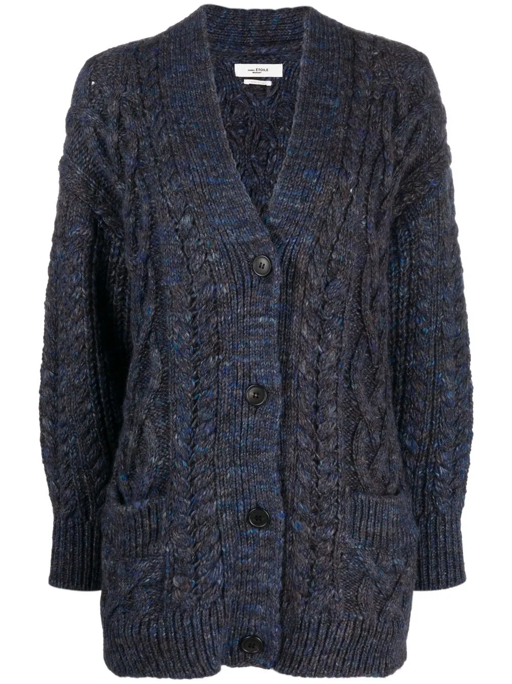 

Isabel Marant Étoile cárdigan Roswell de tejido de ochos - Azul