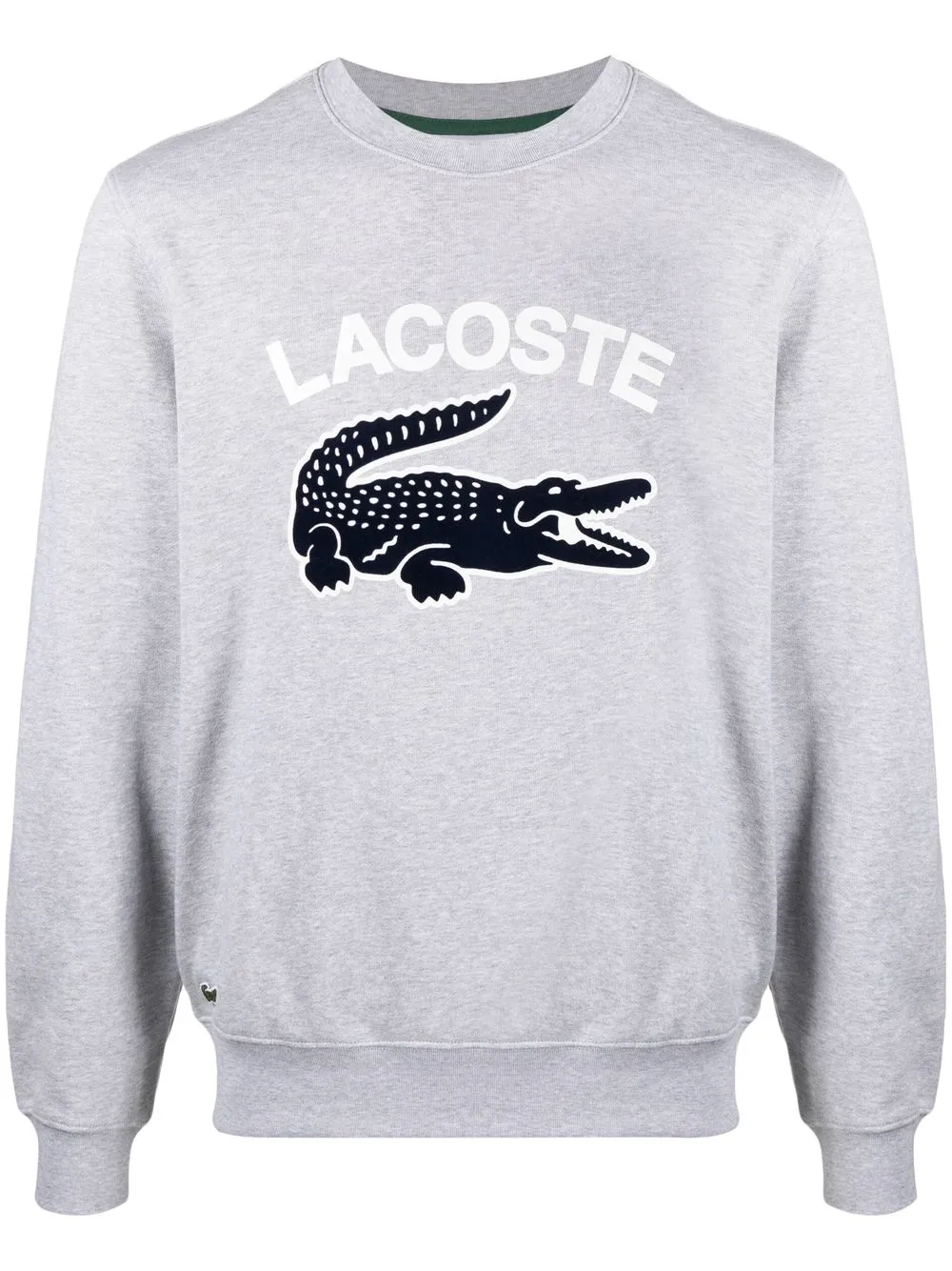 

Lacoste sudadera con logo estampado - Gris