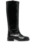 Aeyde knee-high leather boots - Black