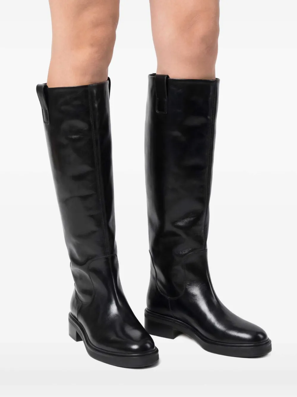 Aeyde Taito Block Heel Boots | Black | Image 1
