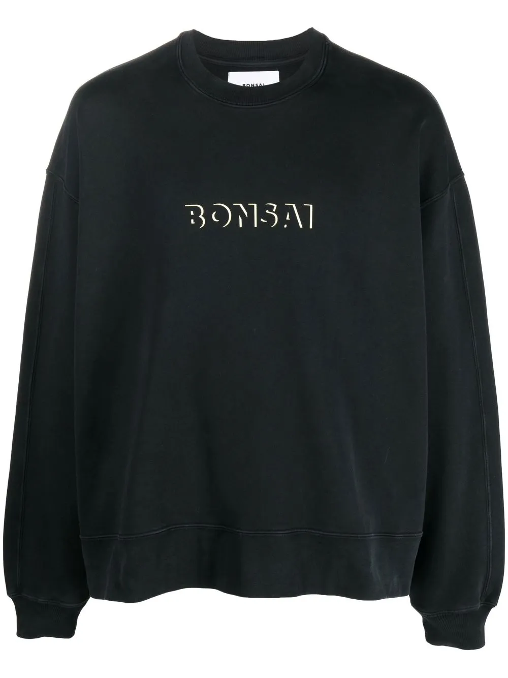 

Bonsai sudadera con logo estampado - Negro