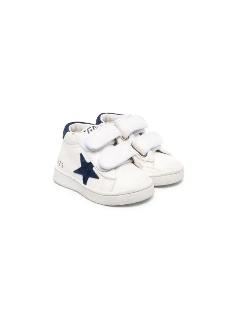 Golden Goose Kids سنيكر 'جون' بسير لمس
