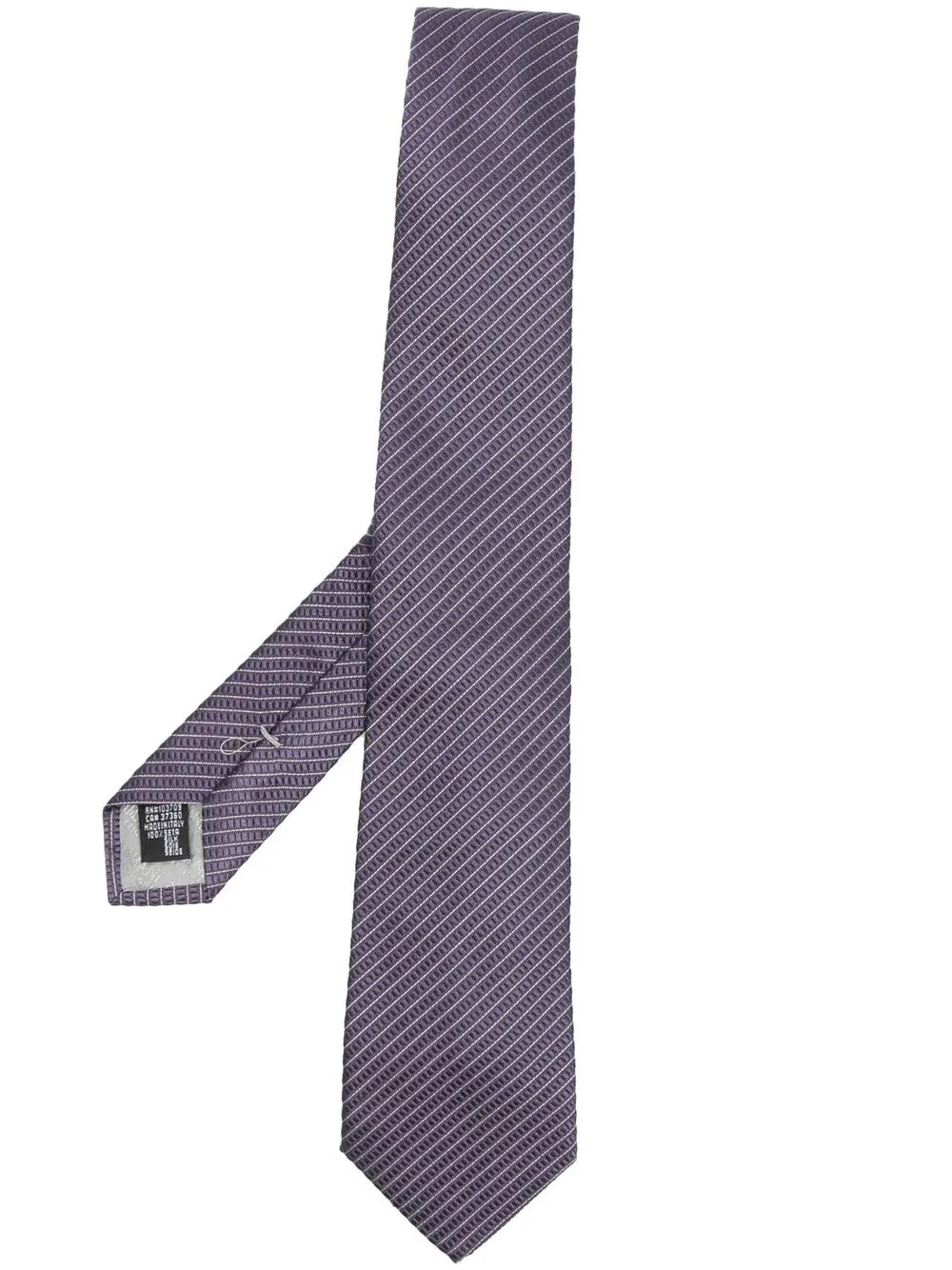 

Armani Collezioni corbata de seda con motivo en jacquard - Morado