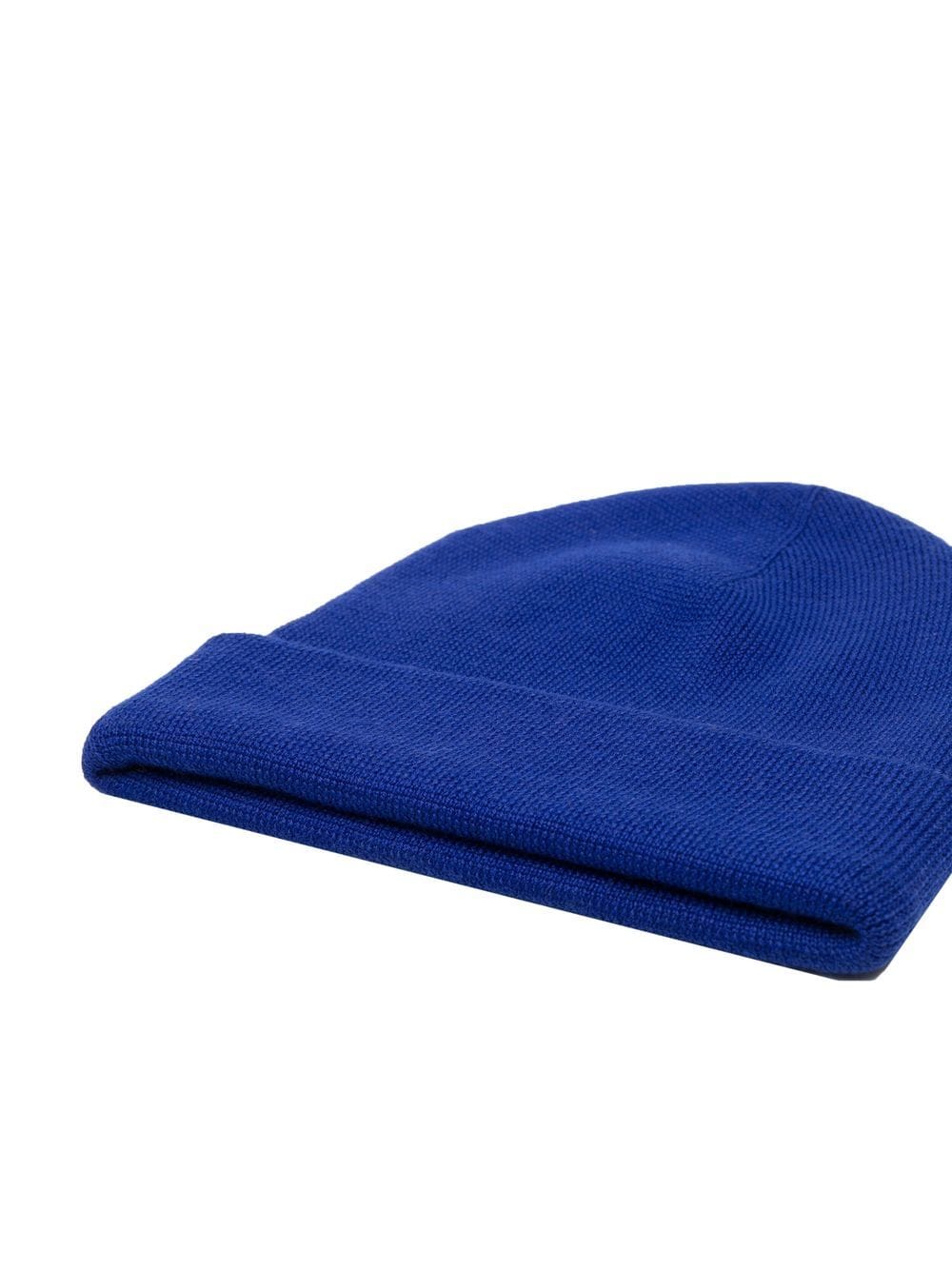 Norse Projects fijngebreide muts - Blauw