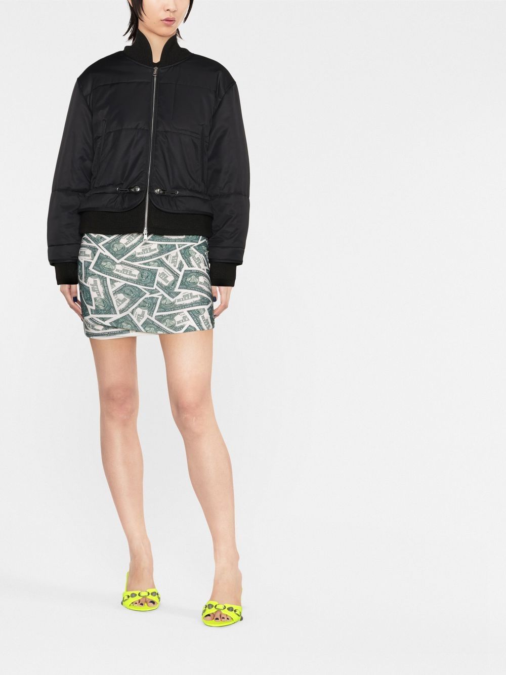 Image 2 of Diesel G-Vite quilted bomber jacket