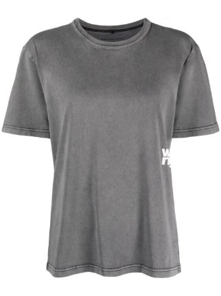 Alexander Wang logo-print Detail T-shirt - Farfetch