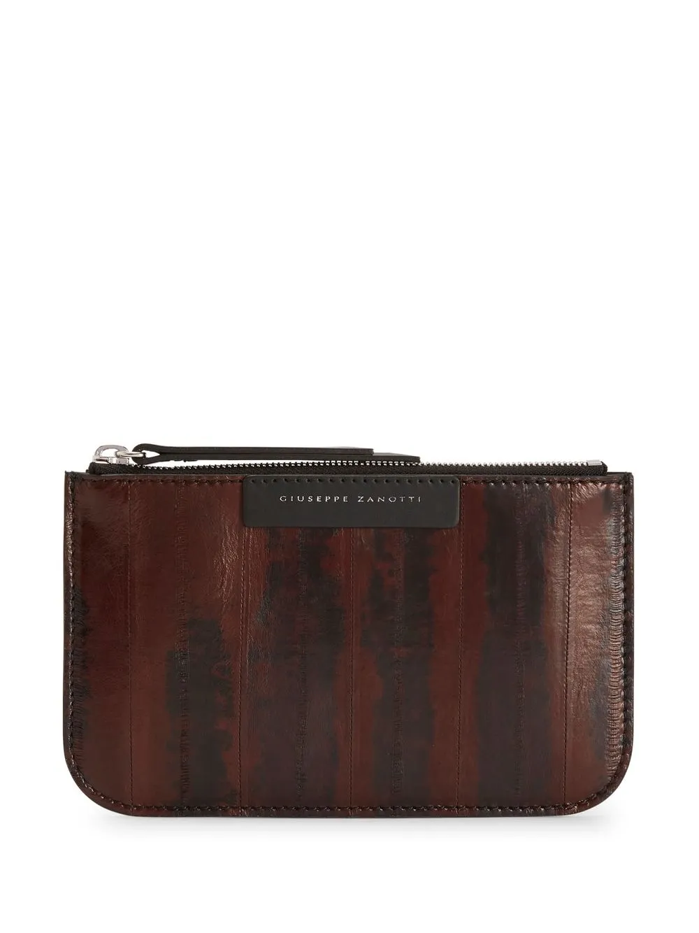 

Giuseppe Zanotti Bresly leather clutch bag - Brown