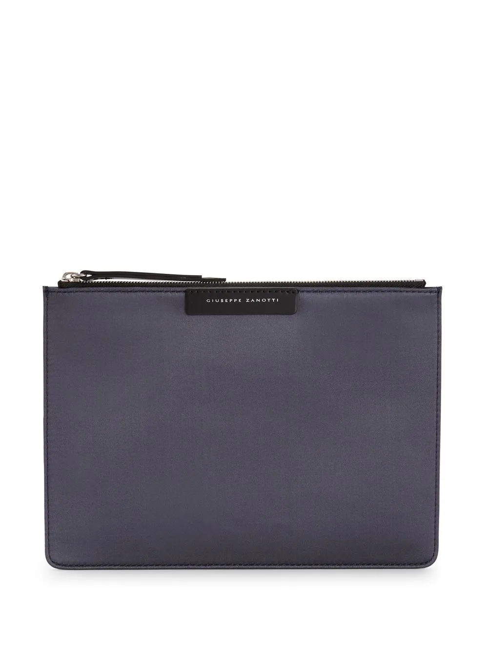 

Giuseppe Zanotti logo-plaque clutch bag - Blue