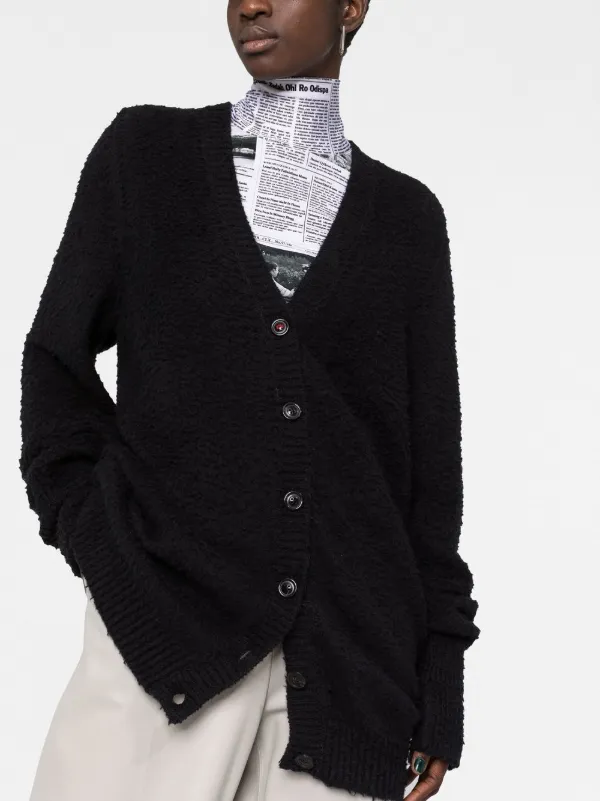 Maison Margiela V-neck Knitted Cardigan - Farfetch