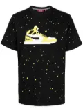 Mostly Heard Rarely Seen 8-Bit shoe-motif print T-shirt - Black