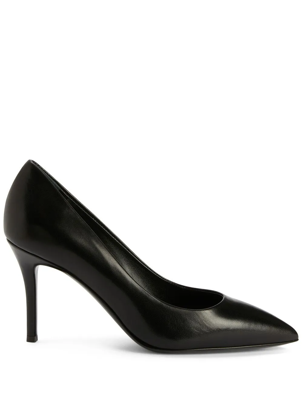 GIUSEPPE ZANOTTI LUCREZIA POINT-TOE LEATHER PUMPS