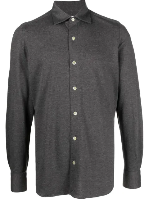 Finamore 1925 Napoli plain button-down shirt