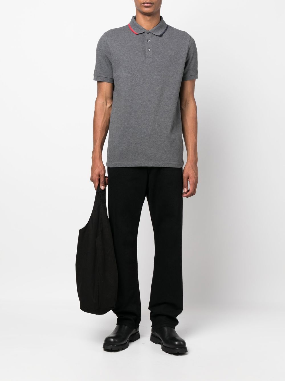 Moncler Cotton Polo Shirt - Farfetch