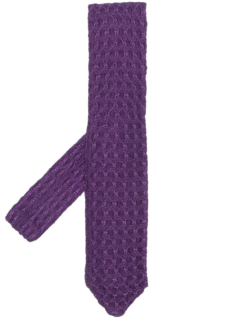 

TOM FORD textured silk tie - Purple