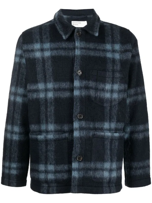 Universal Works Checked Fleece Field 