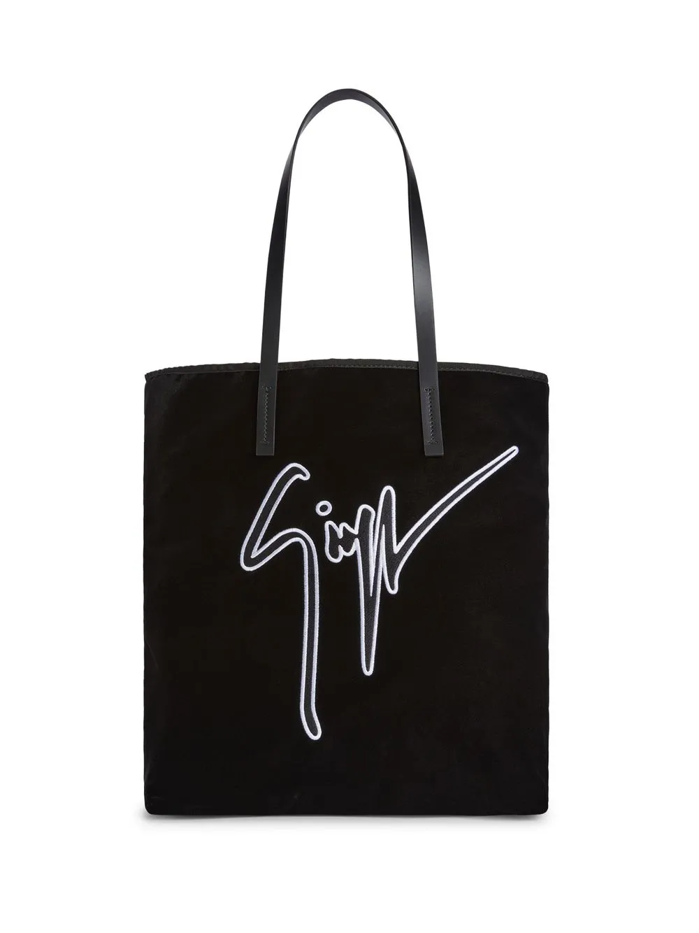 

Giuseppe Zanotti tote con logo estampado - Negro